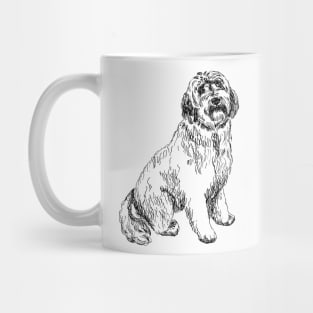 labradoodle portrait Mug